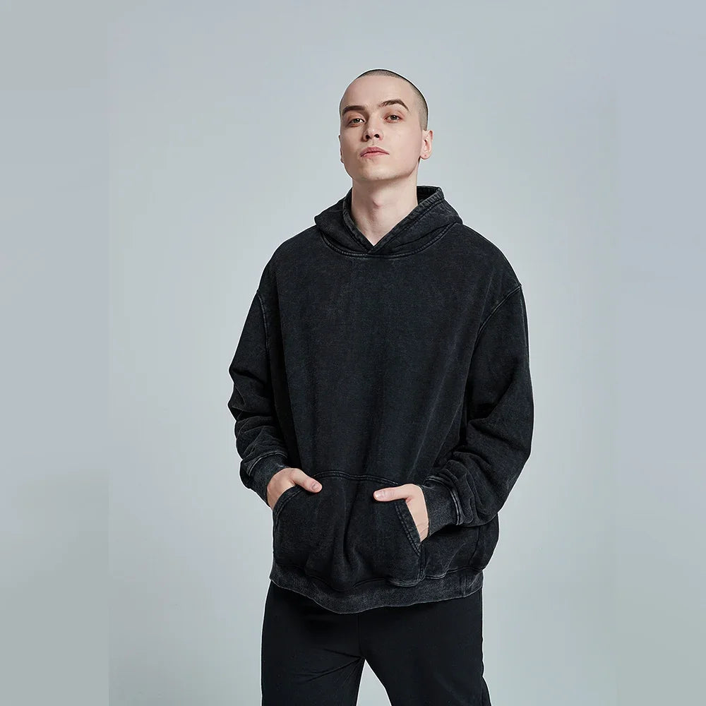 Vintage Washed Y2K Hoodie